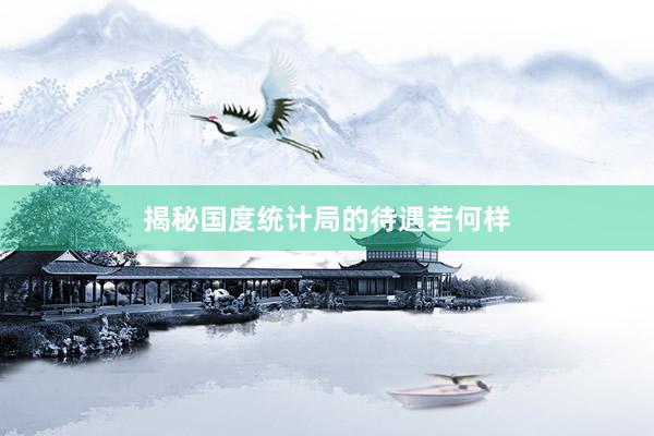 揭秘国度统计局的待遇若何样